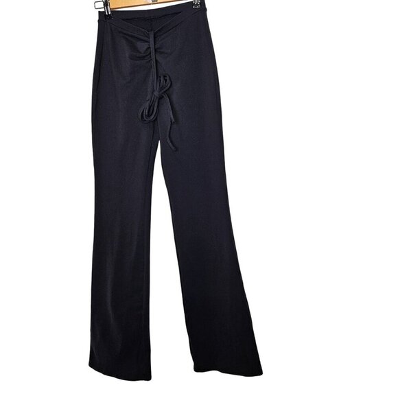 Alo Yoga Women's High-Waist‎ Lounge Pants With Around the Waist Tie-Front sz S - Picture 1 of 11